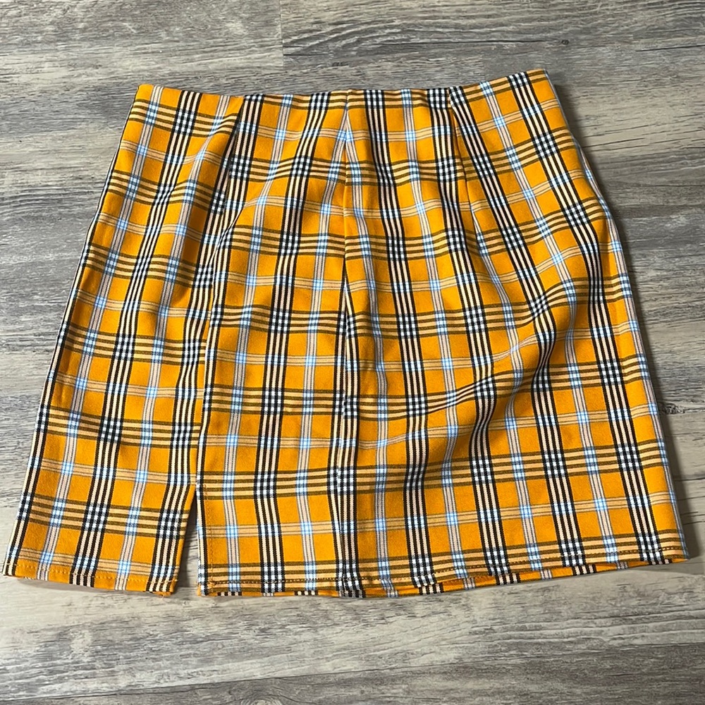 Clueless looking skirt dark yellow/orange